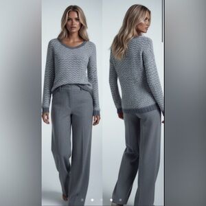 FIRTH  Wool Cashmere Blend Oversize Sweater Pullover In Gray Size S